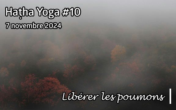 Saison 2024-2025, séance de haṭha yoga n°10 : Libérer les poumons