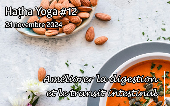 Saison 2024-2025, séance de haṭha yoga n°12 : Améliorer la digestion et le transit intestinal