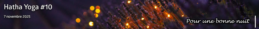 Séance de Hatha Yoga #10 : Pour une bonne nuit